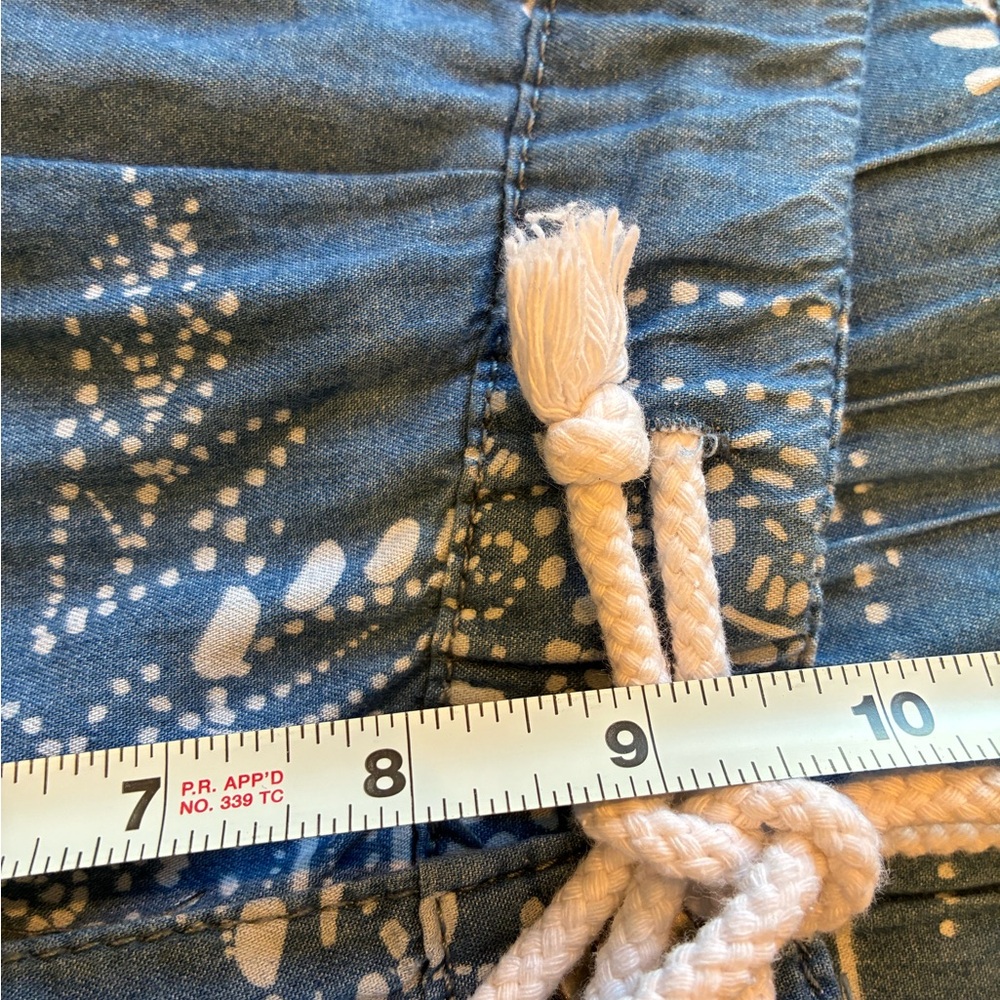 Cato Blue Bandana-Print Drawstring Waist Pants - Picture 7 of 8